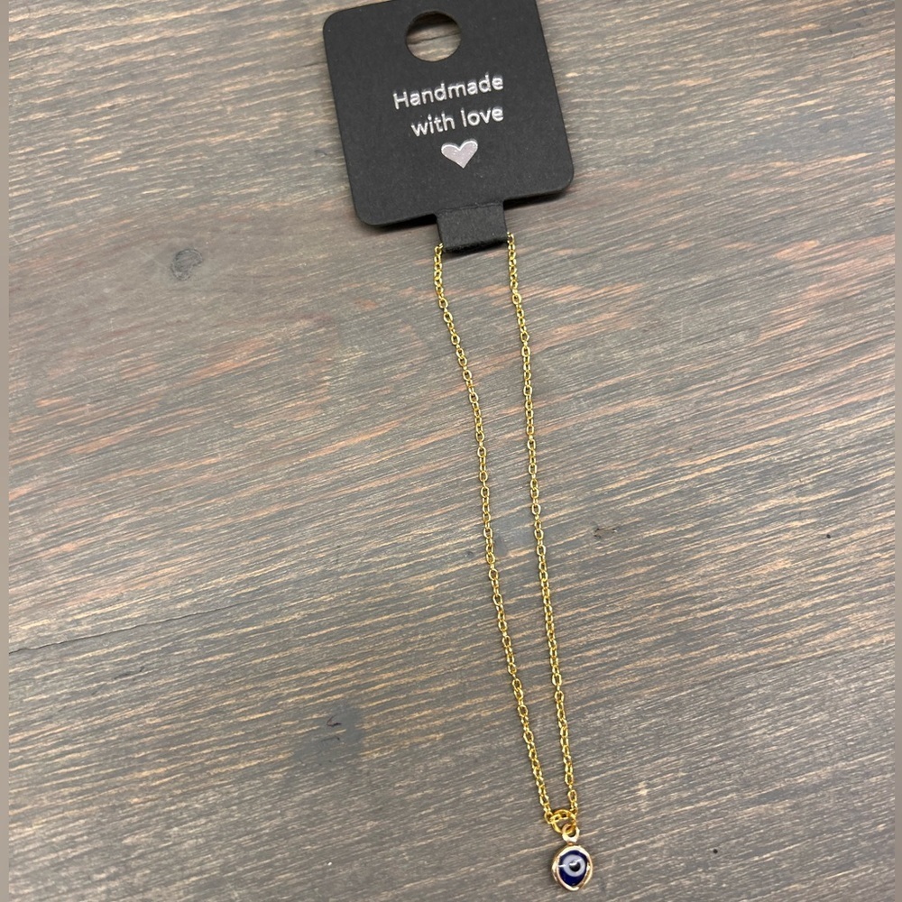 NEW blue eye pendant necklace